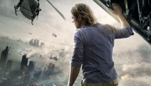 Portada promocional Guerra mundial Z: película de 2013, novela y videojuego