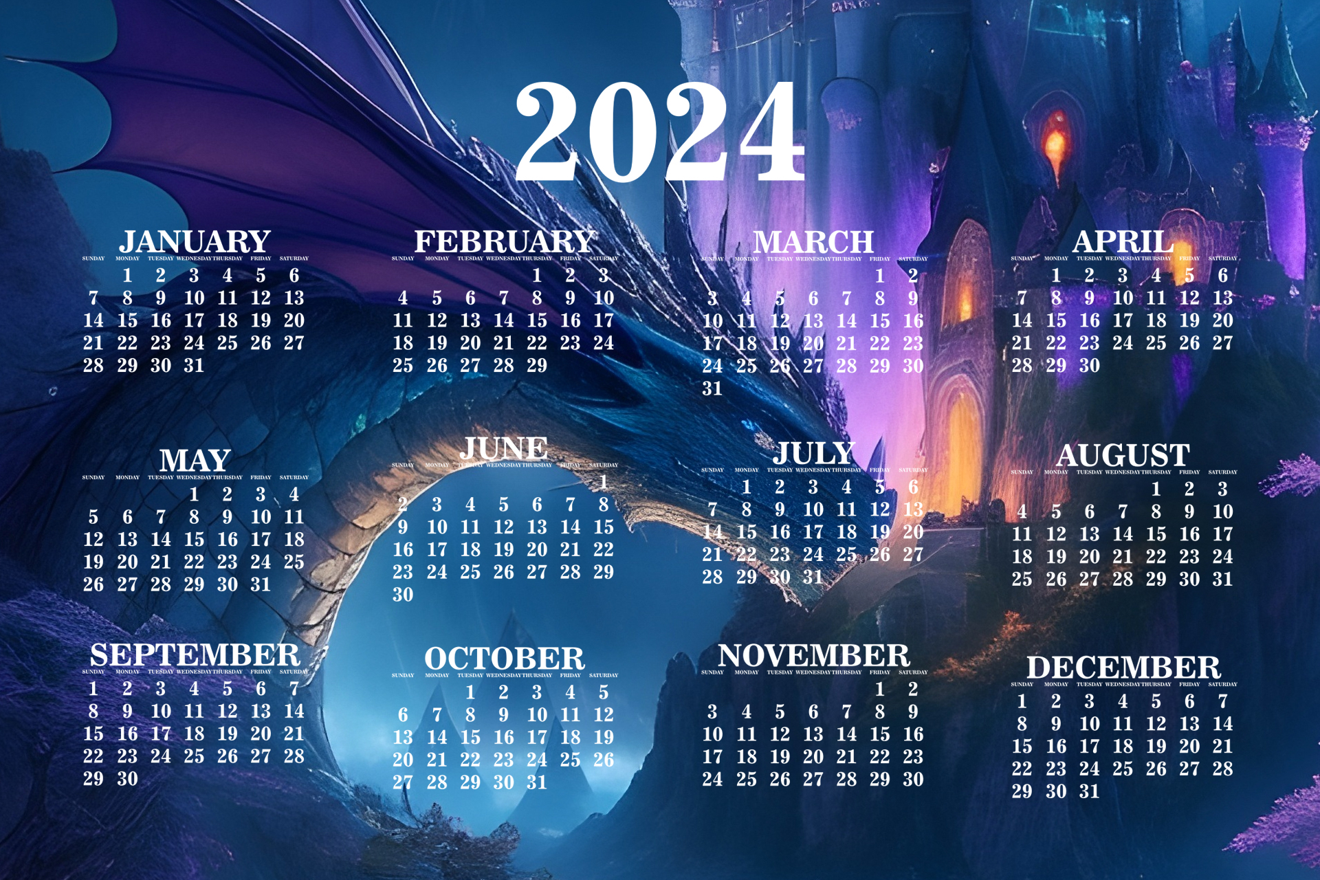 ¿Qué calendario o agenda puedo reutilizar en 2024? Lo quiero tener